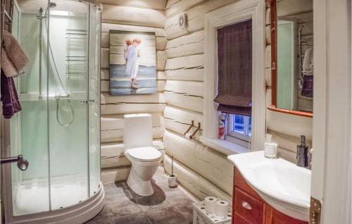 Et badeværelse på Awesome Home In Hemsedal With Kitchen