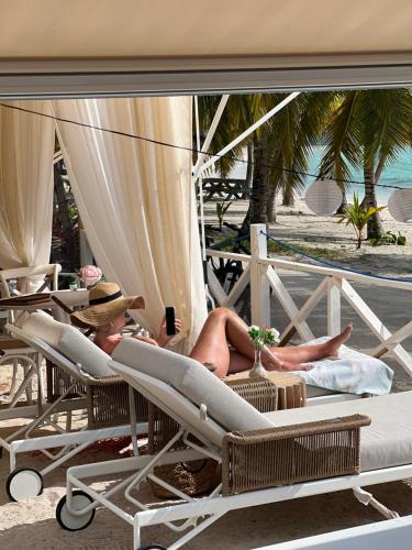 Mano JuanにあるCasa rosada beach frontのギャラリーの写真