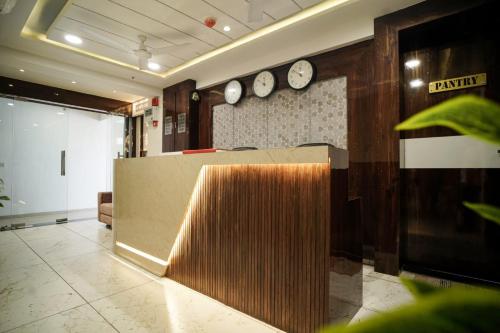 Vstupní hala nebo recepce v ubytování Hotel Mahaveer