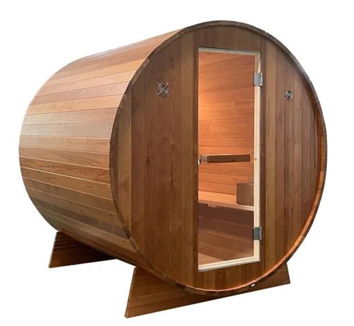 a wooden barrel with a mirror in it at Lo Scricciolo in Montecastelli Pisano