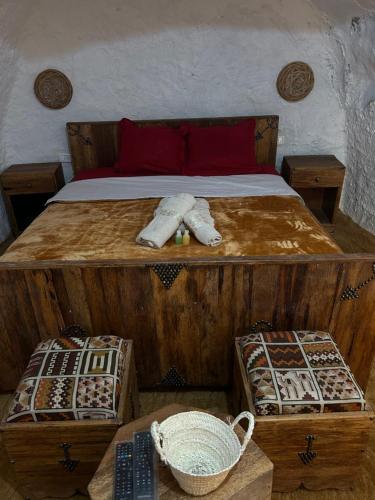 Ein Bett oder Betten in einem Zimmer der Unterkunft Lars homestead