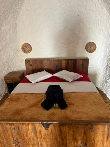 Uma cama ou camas num quarto em Lars homestead