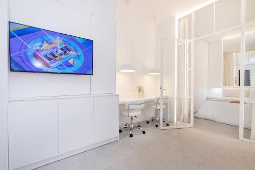TV a/nebo společenská místnost v ubytování BHost - Lumière Suites