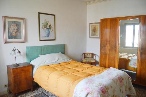 Postel nebo postele na pokoji v ubytování Palazzetto Scodellari - Roof House