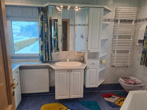 Koupelna v ubytování Ferienhaus Berger