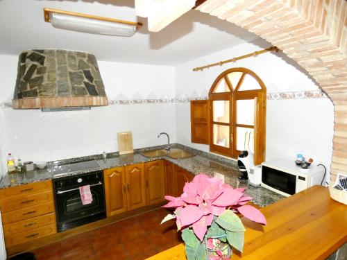 cocina con fregadero y encimera en RuralRusticHome, en Altura