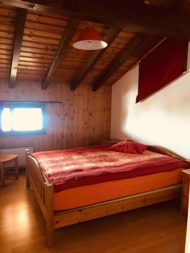 Postel nebo postele na pokoji v ubytování Chez Marilyne