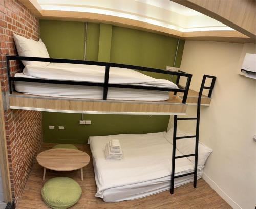 Postel nebo postele na pokoji v ubytování BIRD series B&B&Hostel複合式民宿#本國旅客須先匯款