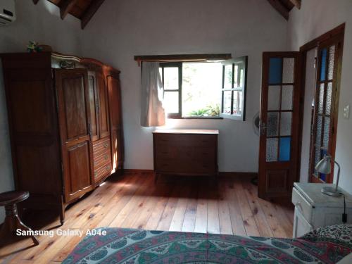 Postel nebo postele na pokoji v ubytování Confortable y acogedora cabaña a 150 mts de la playa