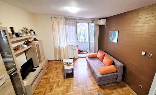 Zona de estar de Apartment Vas Raj