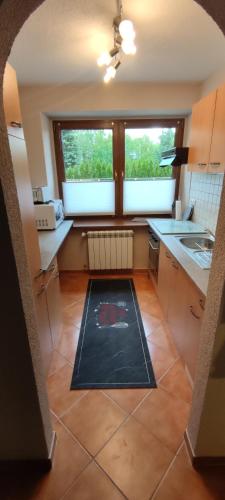 Dapur atau dapur kecil di Ferienwohnungen auf einem rustikalen 3 Seitenhof