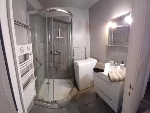 Koupelna v ubytování Ô Portes du Marais
