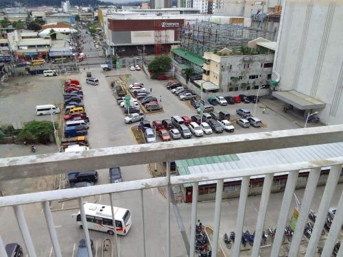 an overhead view of a parking lot in a city at Mesaverte Residences T2-8H in Cagayan de Oro