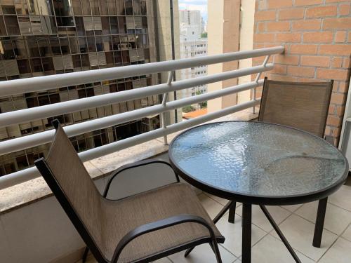 En balkon eller terrasse på Charm Duplex - Nyc Berrini - Próximo WTC
