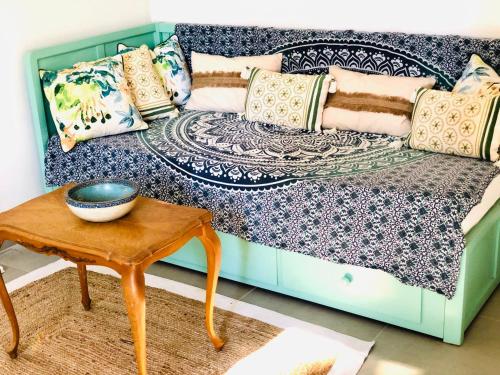 Ένα ή περισσότερα κρεβάτια σε δωμάτιο στο Charmantes Gästehaus im Feriengebiet Ytu, Caacupé (Neubau 2022)