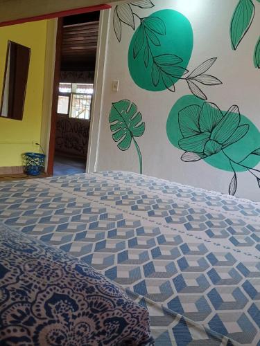 Katil atau katil-katil dalam bilik di Hostel 7 praias