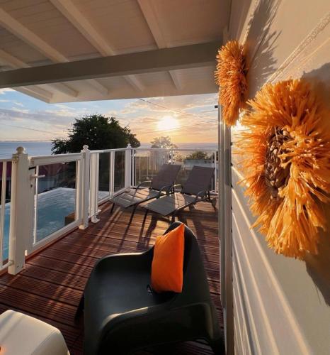 Ein Balkon oder eine Terrasse in der Unterkunft Villa MauCa