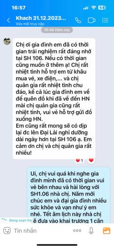 a screenshot of a text message with the words oh girl oh girl oh girl oh at Friendly villa SH Đại Lải 4 phòng ngủ in Phúc Yên