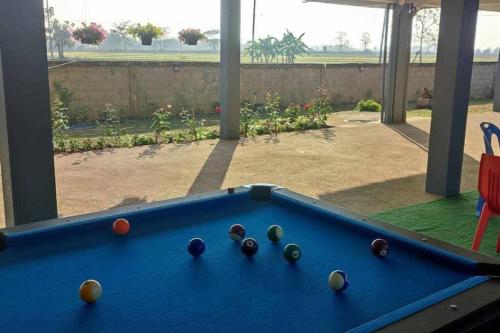 Billard dans l'établissement Kitchaview Poolvilla พูลวิลล่า เชียงราย