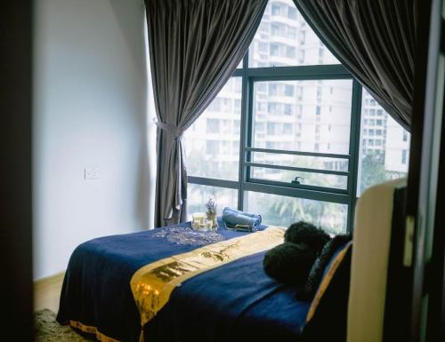 Postel nebo postele na pokoji v ubytování Country Garden Danga Bay Studio Unit by KS
