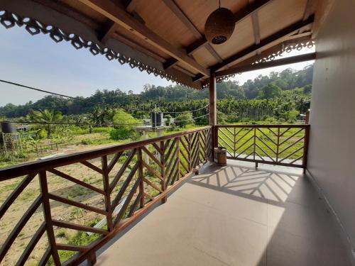 - une vue depuis le balcon d'une maison dans l'établissement Dreamland Resort , PORTBLAIR, à Havelock Island