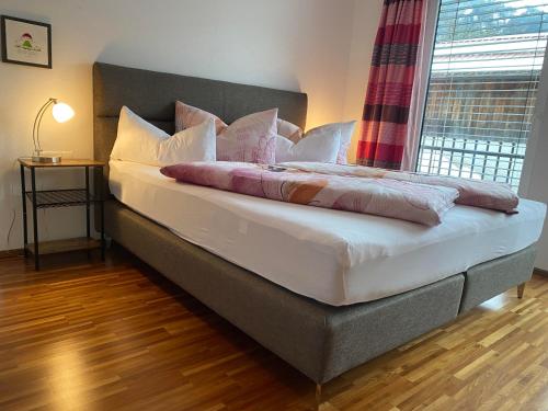 Postel nebo postele na pokoji v ubytování Haus Wieser