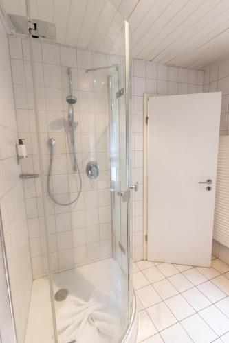 Koupelna v ubytování Hotel Gasthof Gose