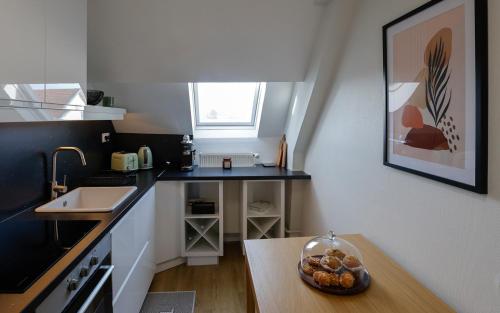 Dapur atau dapur kecil di Les Fougères Vittel 3e