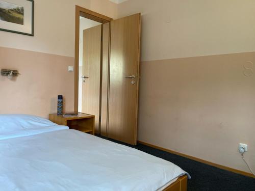 Postel nebo postele na pokoji v ubytování A&S Ferienzentrum Schwerin