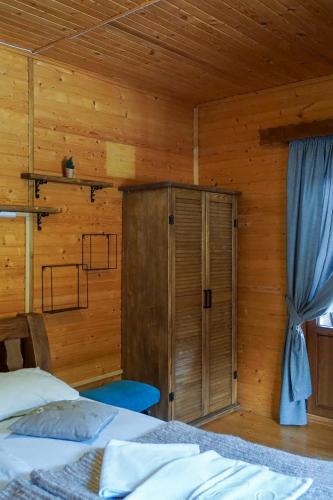 Postel nebo postele na pokoji v ubytování Na Penkah