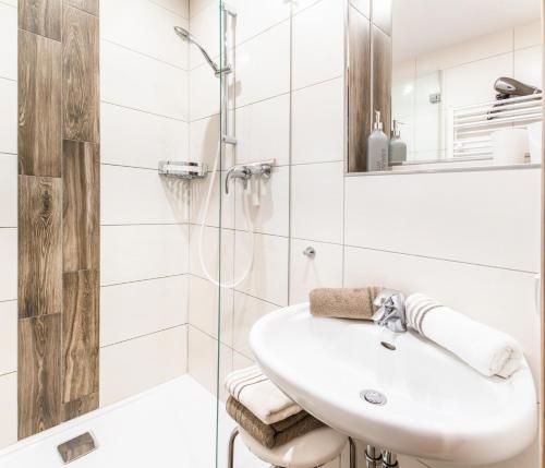 Ένα μπάνιο στο Appartement Arnoldgut
