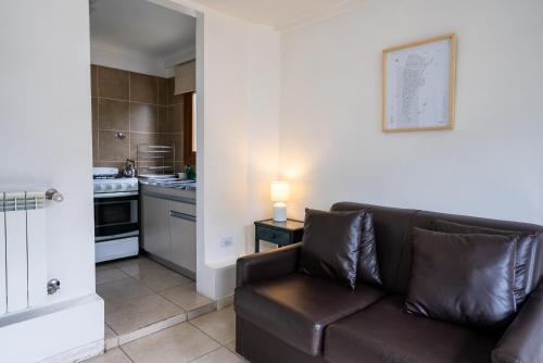 Nhà bếp/bếp nhỏ tại Utaka Cabañas y Apartamentos