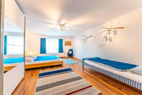 Postel nebo postele na pokoji v ubytování Apartmán Lobeč