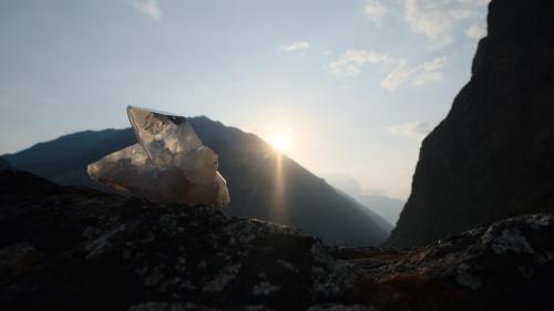 a teddy bear sitting on top of a mountain at Starlodge Adventure Suites in Urubamba
