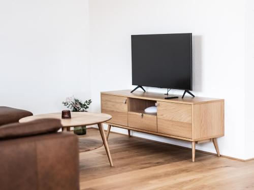 TV a/nebo společenská místnost v ubytování Sonnberg Aparts