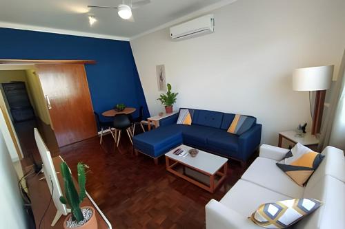 Posezení v ubytování Casa Reformada, 2 qts, próx. ao Santuário Nacional