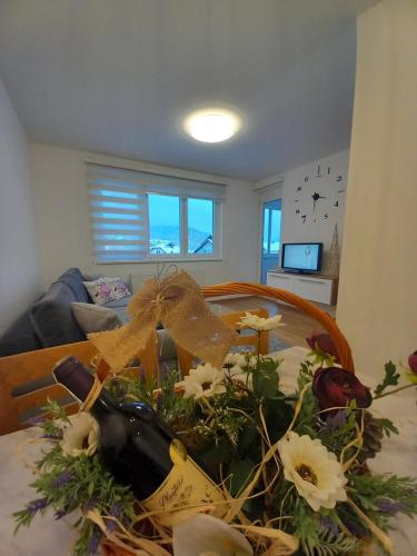 TV a/nebo společenská místnost v ubytování Apartman Jovana Pale