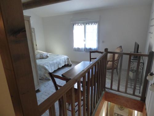 Postel nebo postele na pokoji v ubytování Chambre d'Hôtes entre Provence et Camargue