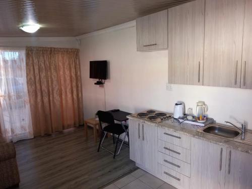 Kuchyň nebo kuchyňský kout v ubytování G Guest House