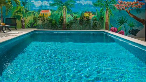 Bazén v ubytování Casita Palma by Boutique Bonaire Unique Resorts nebo v jeho okolí