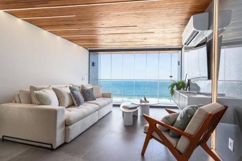 Posezení v ubytování Unhotel - Luxuosos Apartamentos na Atlântica à Beira-Mar, Copacabana