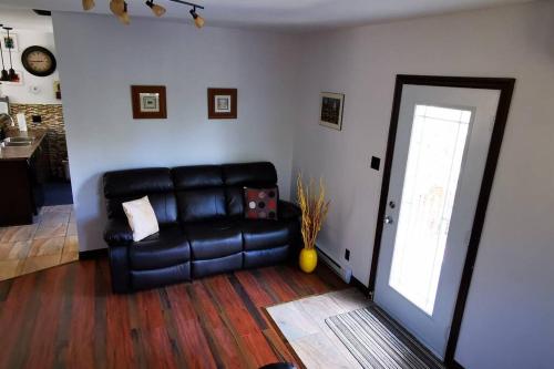 Ruang duduk di Chalet Bella Vista - Lake access - SPA - 4 bdrms