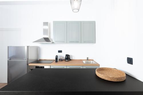Nhà bếp/bếp nhỏ tại Green Room and Apartment