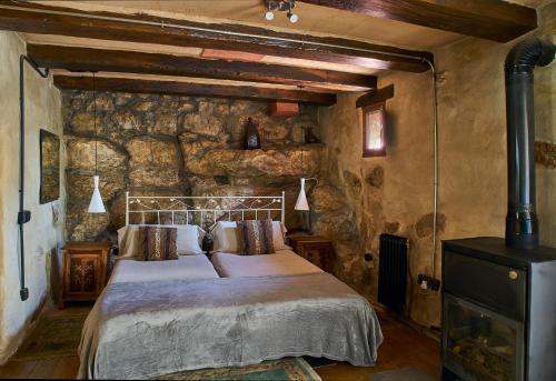 A bed or beds in a room at Finca Heredad La Boquilla