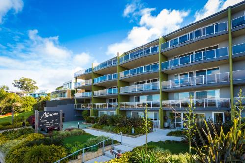 an image of the exterior of a building at Albacore Apartments in Merimbula