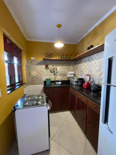 Kuchyň nebo kuchyňský kout v ubytování Casa Portal