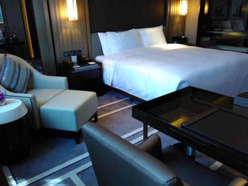 Posezení v ubytování Wanda Realm Hotel Dongying