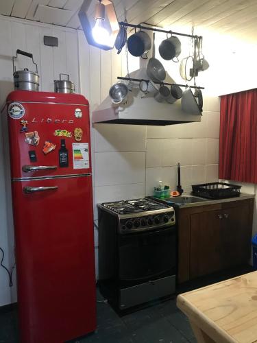 Una cocina o cocineta en Hostel Cala 816