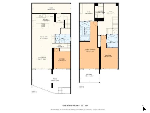 a floor plan of a house at Seapoint 109 in Mandurah