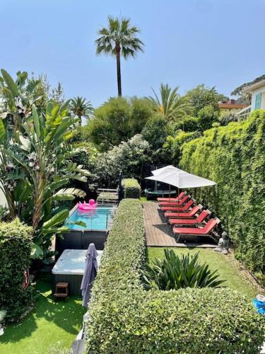 Maison avec jardin tropical à 5 minutes de la Croisette